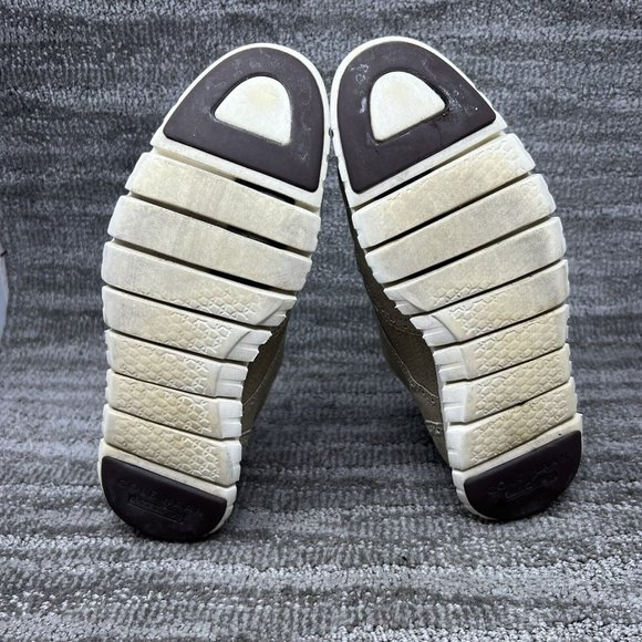 Cole Haan ZeroGrand Men's 9 M Beige Canvas Wingtip Derby Oxford Shoes - Picture 9 of 9